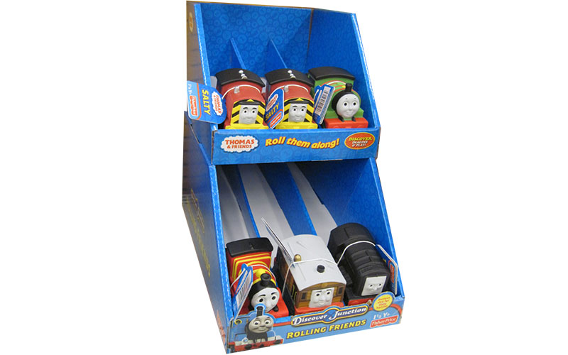 Corrugated Cardboard Car Toys Counter Display